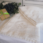 The Newlyweds Linen Tablecloth